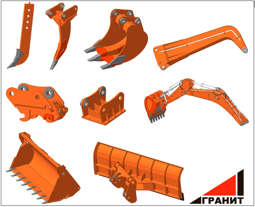 Ковши и запчасти для экскаваторов